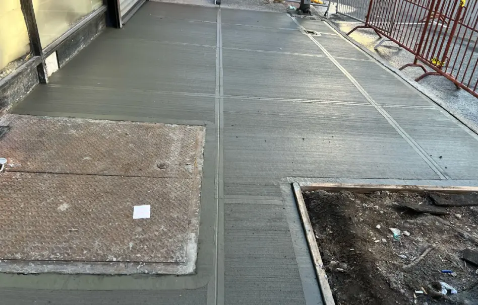 NYC DOT sidewalk removal